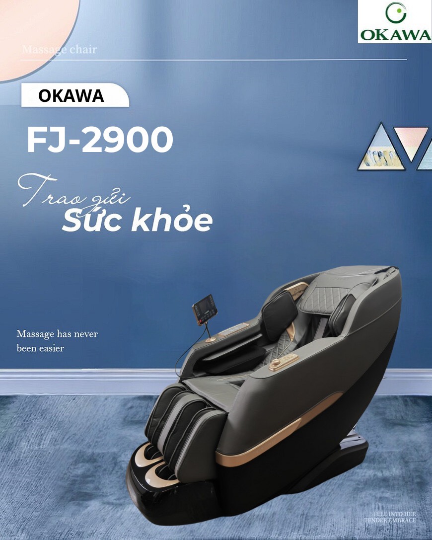 GHẾ MASSAGE OKAWA - FJ2900 ( NEW)