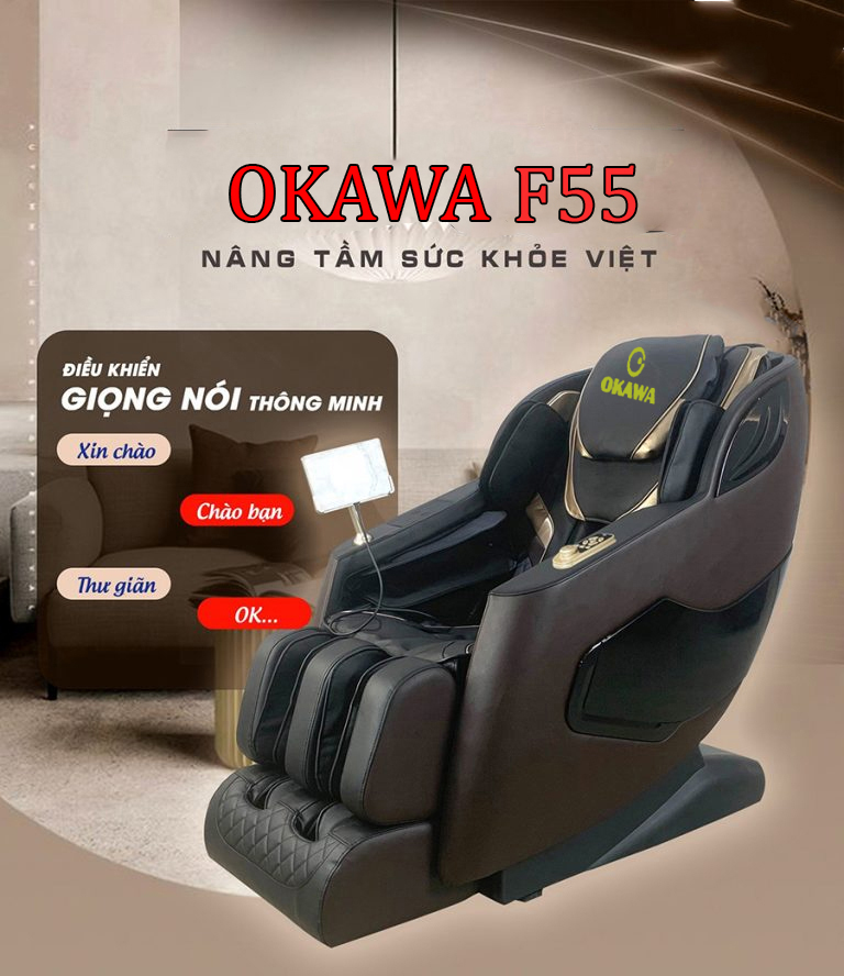 GHẾ MASSAGE OKAWA - F55 (NEW)